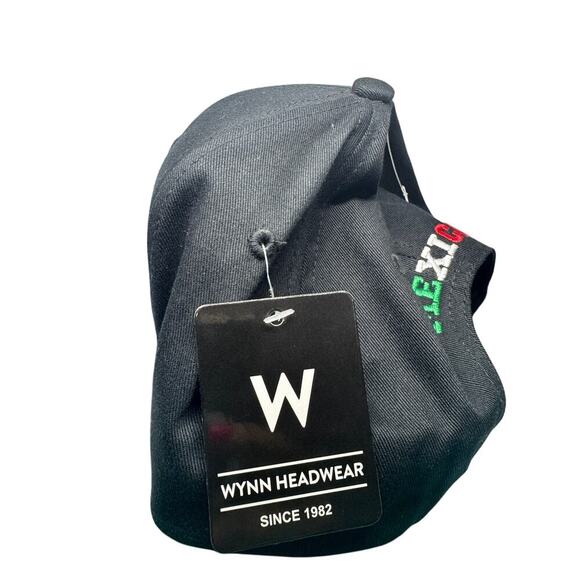 Wynn Headwear “MEXICO” Snapback Hat – Tricolor 3D Embroidery & Eagle Underbill - Picture 3 of 4